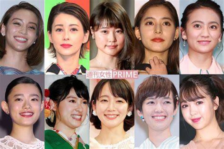 日本の芸能界で活躍する女性タレントのイメージ